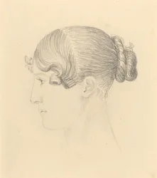 Hoofd van een vrouw (Theresa Turner?)