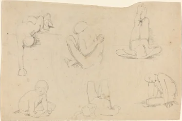 Studies van een mannelijk figuur