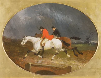 De terugkeer van de jacht in de regen