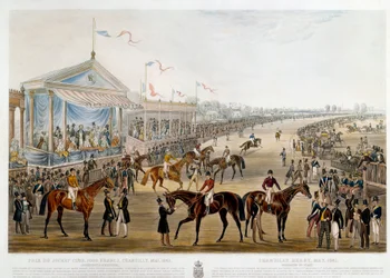 Prix du jockey club in Chantilly in 1841