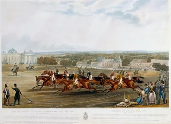 Prix du jockey club in Chantilly in 1841