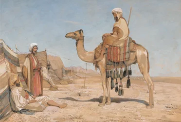 Een bedoeïenenkampement; of, Bedoeïenen Arabieren