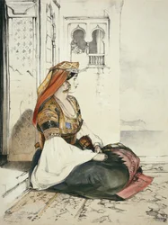 Een Joodse vrouw uit Gibraltar, uit 