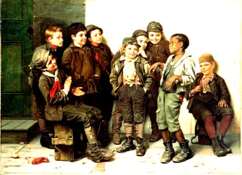 De straatdans, 1883