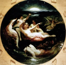 Diana en haar nimfen, 1850