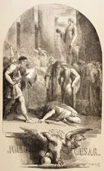 Illustratie voor "Julius Caesar" van William Shakespeare