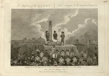 De Executie van Marie Antoinette op 16 Oktober 1793