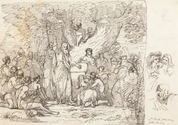Sint Paulus predikt tot de Britten