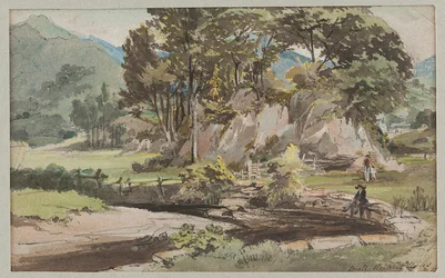 Een tuin in Brathay, 1812