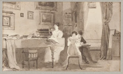 Interieur scène, 1826