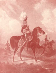 Officier, 13e lichte dragonders, ca. 1820-1870, 1909