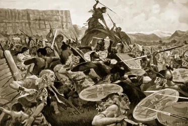 De slag bij Aquae Sextiae, 102 v.Chr.