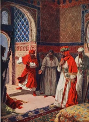 De Laatste Raad van Boabdil in het Alhambra