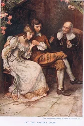 Bij de deur van de meester