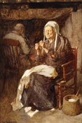 De naald rijgen