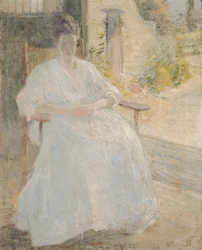 Figuur in Zonlicht (Vrouw van de Kunstenaar), ca. 1890-1900