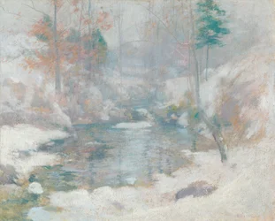 Winterharmonie, ca.1890-1900 (olieverf op doek)