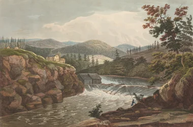 Little Falls bij Luzerne No. 1 van The Hudson River Portfolio