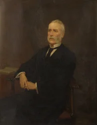 Portret van John Hall