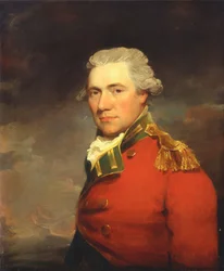Een onbekende Britse officier, waarschijnlijk van het 11e (North Devonshire) Regiment of Foot, ca. 1800