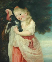Meisje met een vogel