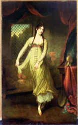 Portret van juffrouw Hilligsberg
