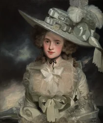 Portret van Mary Boteler uit Eastry, Kent, 1786
