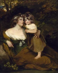 De Gravin van Darnley en haar Dochter, Lady Elizabeth Bligh