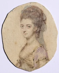 Portret van Charlotte Bertie, geboren Warren, 4e gravin van Abingdon