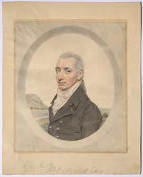 Portret van generaal Keith MacAlister
