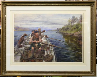 Roeiend naar de Moor