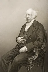 Andrew Reed (1788-1862) gegraveerd door D.J. Pound van een foto, uit 