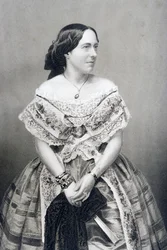 Clara Novello, gegraveerd door D.J. Pound van een foto, uit 