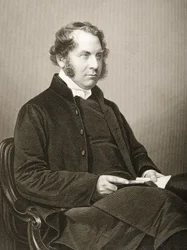 Henry Montagu Villiers (1813-61) gegraveerd door D.J. Pound van een foto, uit 