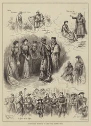 Shakespeareaanse Tableaux in de Royal Albert Hall