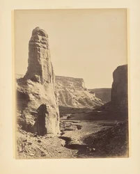 Landschap met breuklijn