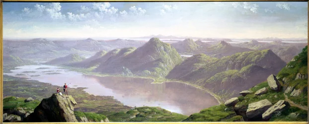 Zuidwestelijk uitzicht vanaf Ben Lomond
