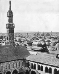 Damascus, Syrië, eind 19e eeuw