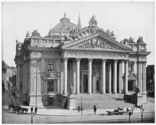 De Beurs, Brussel, eind 19e eeuw
