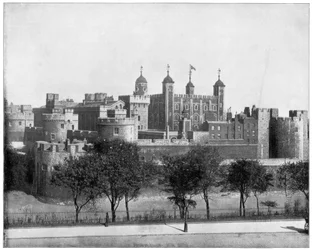 De Tower of London, Engeland, eind 19e eeuw