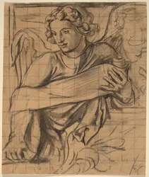 Engel - muurschildering Trinity Church