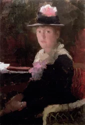 Portret van Miss Gerda Rydberg, 1883