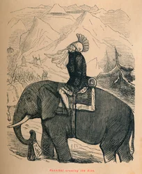 Hannibal steekt de Alpen over, 1852