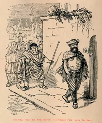 Hannibal leidt de Ambassadeurs een vermoeiende wandeling rond Carthago, 1852