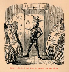 Richard vindt het hoog tijd dat hij zijn eigen zaken beheert, ca. 1860