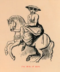 De vrouw van Bath, ca. 1860