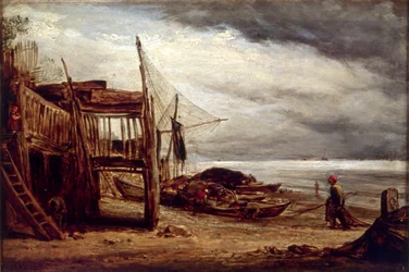Een Kustscène, 1860