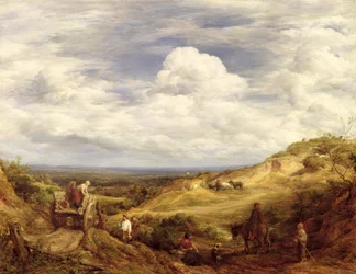 Zandgroeven, Hampstead Heath, 1849