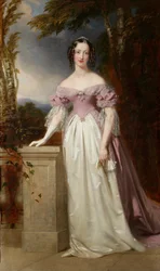 Portret van Blanche Georgiana Howard, gravin van Burlington