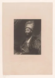 Portret van Mirza Abolhassan Khan Ilchi